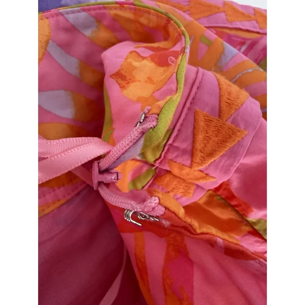 Vibrant Pink Tropical Mini Skirt - Picture 7 of 8